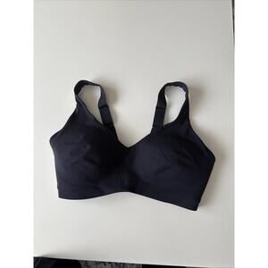 New Women's SPANX 50474r Black Low Impact Sports Bra Size XL